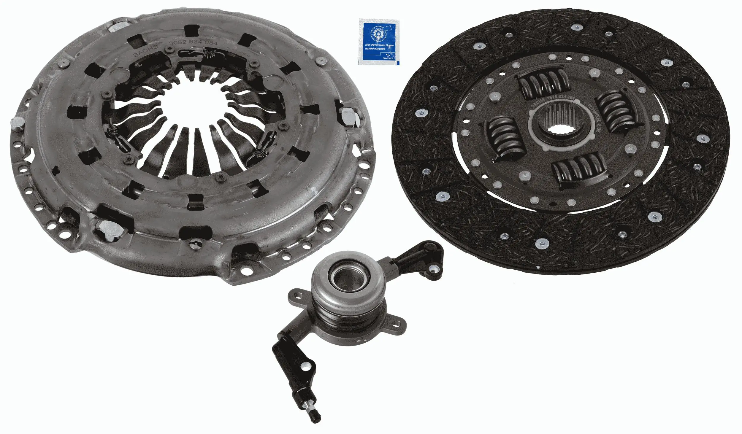 Zestaw sprzęgła (3 części) do Volkswagen Crafter 30-35 2E, 2EE, 2EK