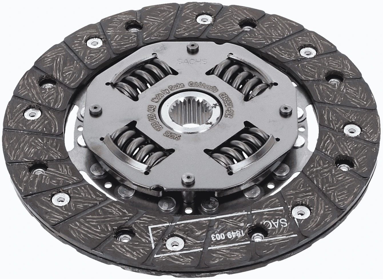 Zestaw sprzęgła (3 części) 3000842501 Sachs
