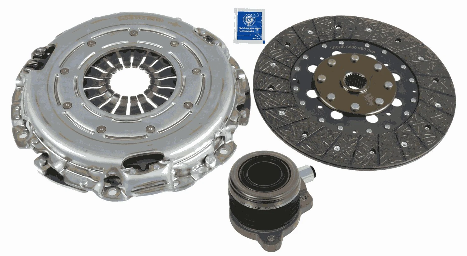 Do koszyka 93745880 Peugeot/Citroen Zestaw sprzęgła (3 części)