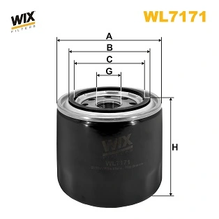 WL7171 WIX filtr oleju