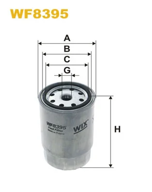 WF8395 WIX filtr paliwa