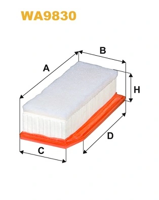 WA9830 WIX filtr powietrza