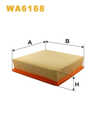 WA6168 WIX filtr powietrza