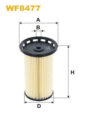 WF8477 WIX filtr paliwa