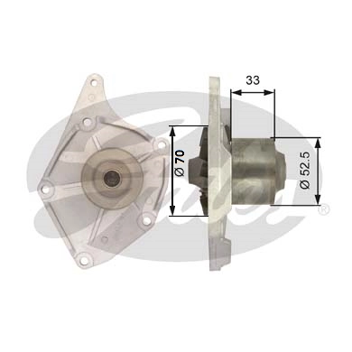 Do koszyka Pompa chłodząca wodna Nissan Almera II N16