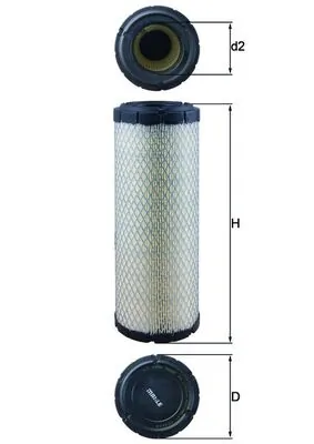 Do koszyka TRB210003 Massey Ferguson Filtr powietrza