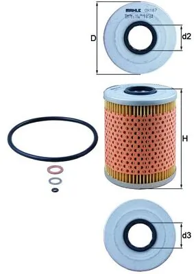 OX187D Mahle Original