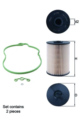 KX200DS Mahle Original