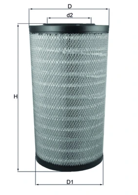 Filtr powietrza 1931681 DAF