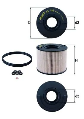 KX192D Mahle Original