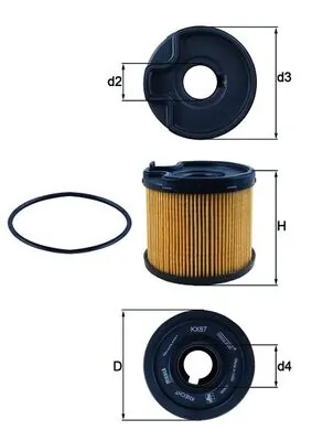 KX87D Mahle Original