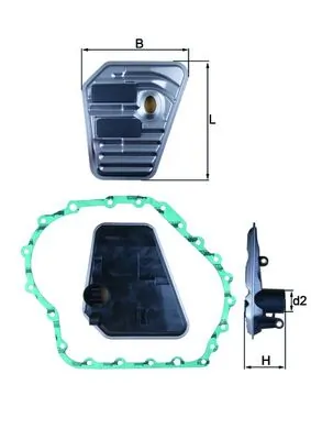 HX167D Mahle Original Filtr automatycznej skrzyni biegów