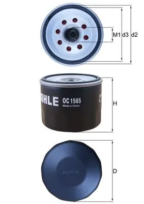 OC1565 Mahle Original Filtr oleju
