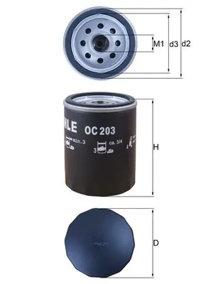 OC203 Mahle Original