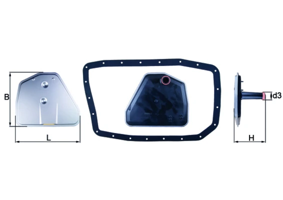 HX162D Mahle Original Filtr automatycznej skrzyni biegów