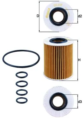 OX437D Mahle Original