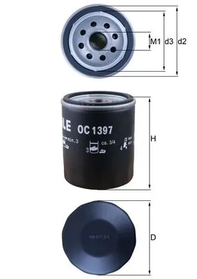 OC1397 Mahle Original
