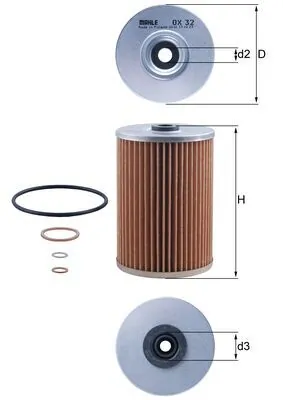 Do koszyka 5001153 Ford Filtr oleju