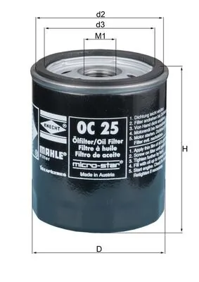 OC25 Mahle Original
