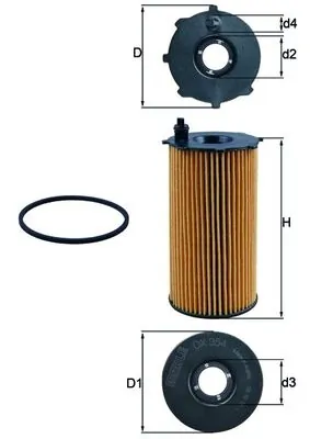 OX354D Mahle Original