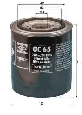 OC65 Mahle Original