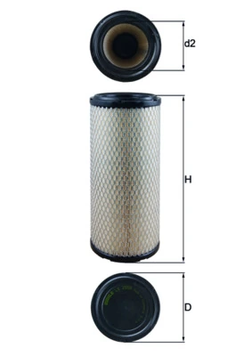 Filtr powietrza 256G108011 Toyota