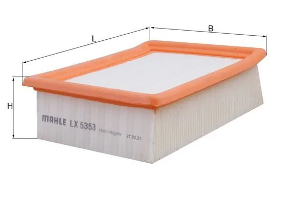 Filtr powietrza Mahle Original LX3535 cena, od 14,80 USD