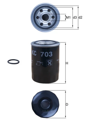 KC703D Mahle Original