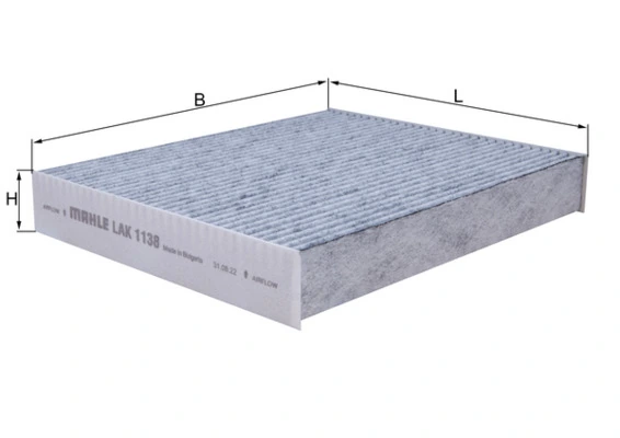 LAK1138 Mahle Original Filtr kabiny