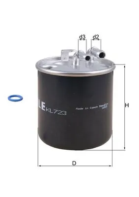KL723D Mahle Original Filtr paliwa