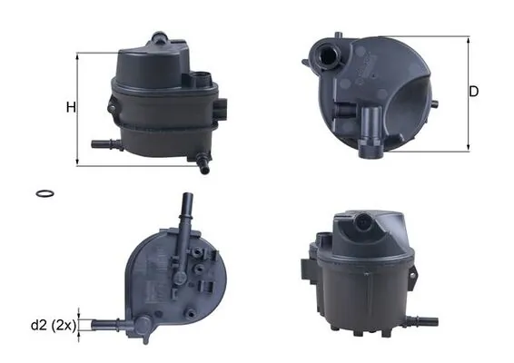 KL777D Mahle Original Filtr paliwa