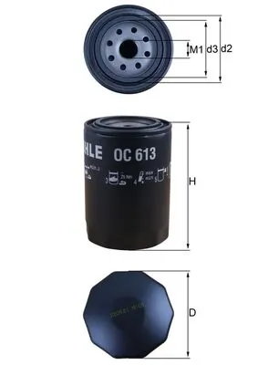 OC613 Mahle Original