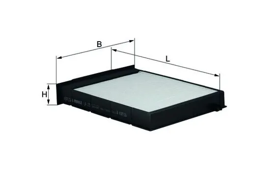 LA175 Mahle Original Filtr kabiny