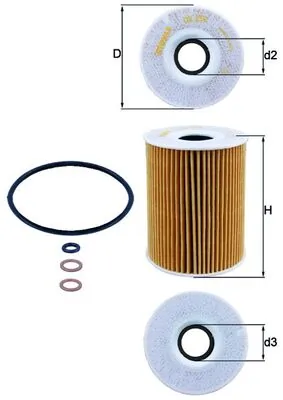 OX254D2 Mahle Original