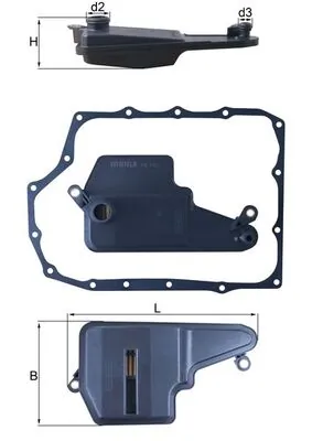 HX193D Mahle Original Filtr automatycznej skrzyni biegów