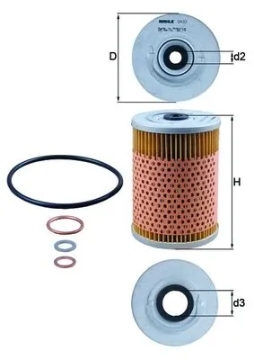 5001153 Ford Filtr oleju