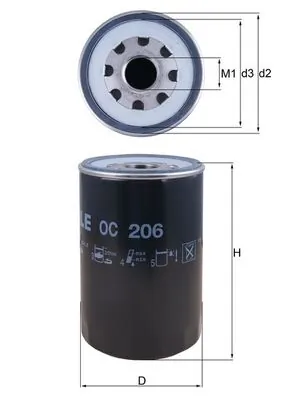 OC206 Mahle Original