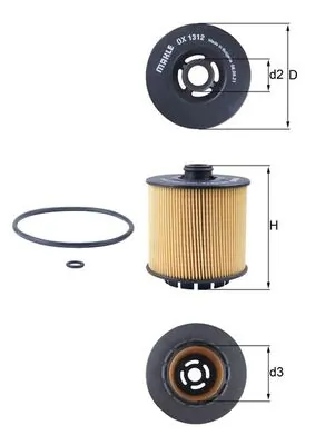 OX1312D Mahle Original