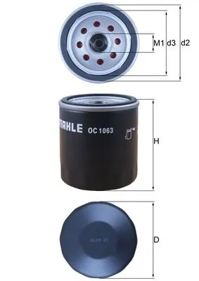 OC1063 Mahle Original filtr oleju