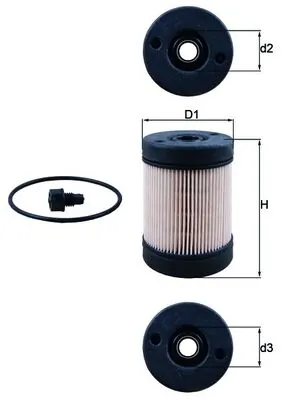V837062993 Massey Ferguson Filtr cząstek stałych układu wydechowego