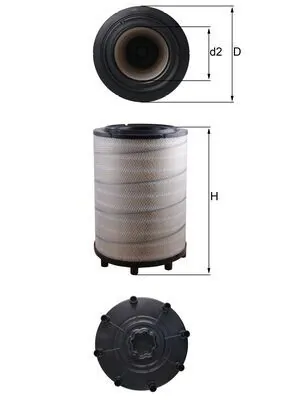 LX2839 Mahle Original Filtr powietrza