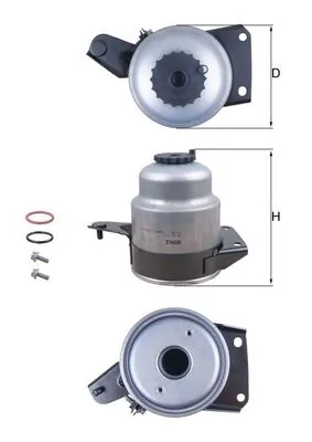 KL829D Mahle Original Filtr paliwa