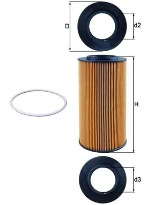 Filtr oleju DAF 105