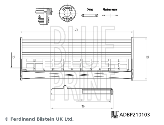 MQ004802 Mitsubishi Filtr oleju