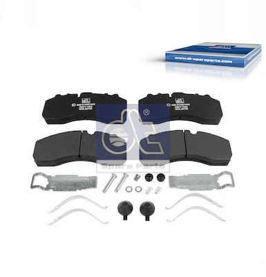 Klocki hamulcowe przednie tarczowe TDP1087S Arvin Meritor