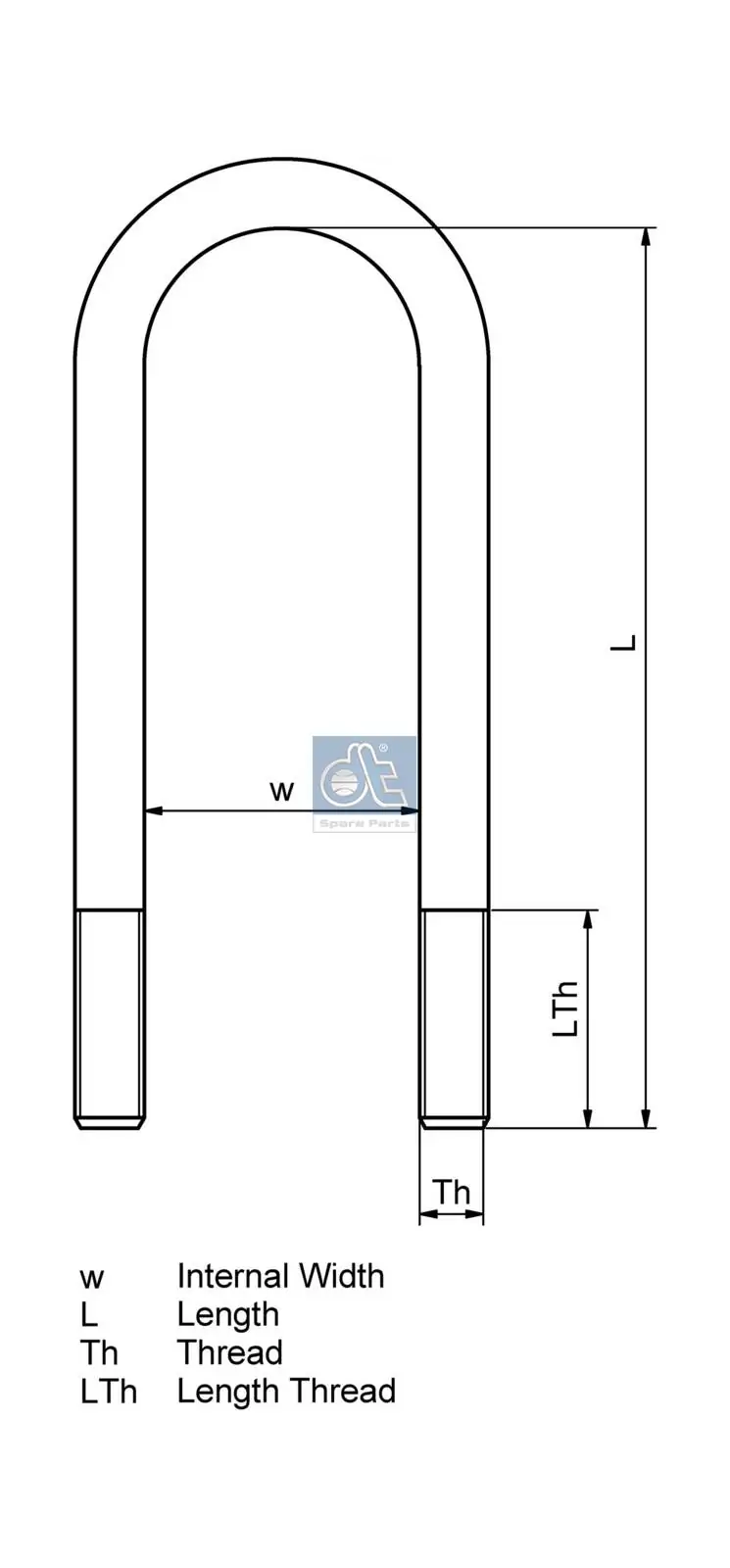 611122 Diesel Technic Strzemię resoru