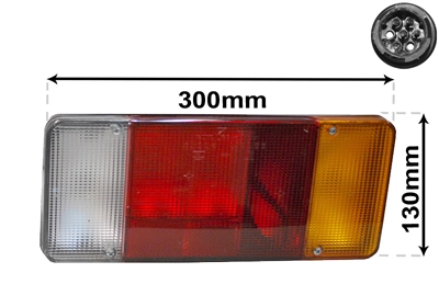 Lampa zespolona tylna prawa Citroen Jumper 250
