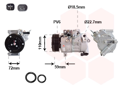 Sprężarka klimatyzacji do Ford Mondeo V CD