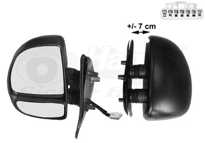  Lusterko wsteczne lewe Peugeot Boxer 1