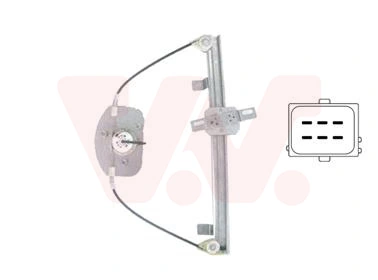 Do koszyka Mechanizm podnoszenia szyby drzwi przednich lewych Opel Corsa E X15